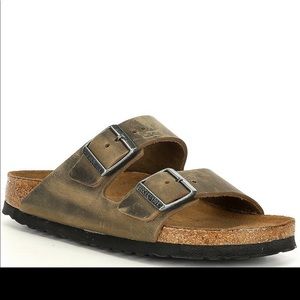 Birkenstock Arizona in tobacco oiled leather